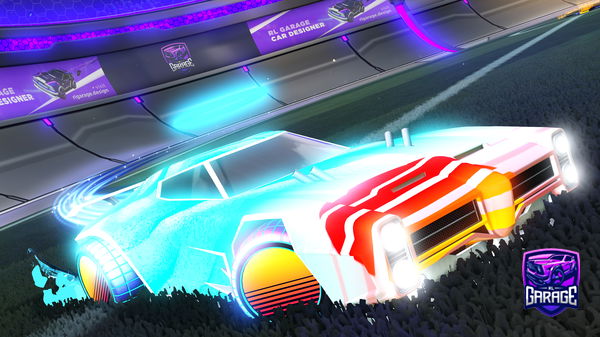 A Rocket League car design from SplitLemon