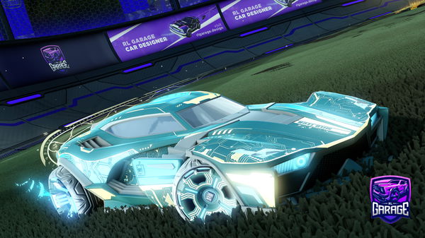 A Rocket League car design from est-oc31