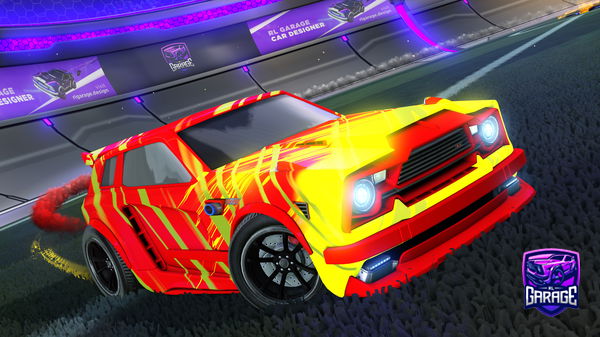 A Rocket League car design from War_fighter_123