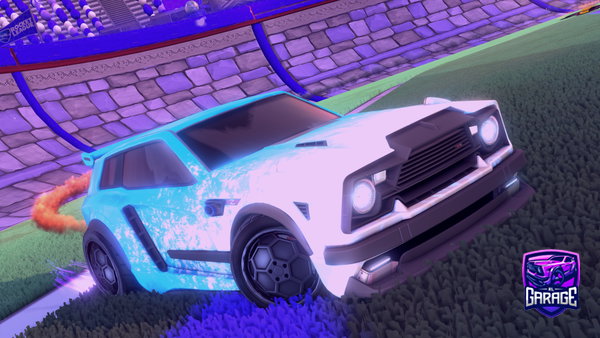 A Rocket League car design from -Tiago-
