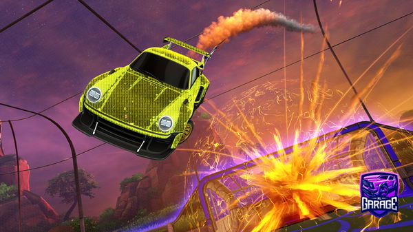 A Rocket League car design from Tig3rCrown