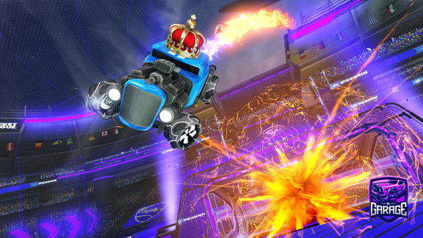 A Rocket League car design from vanishgod21