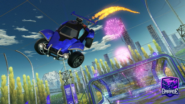 A Rocket League car design from Falcxn