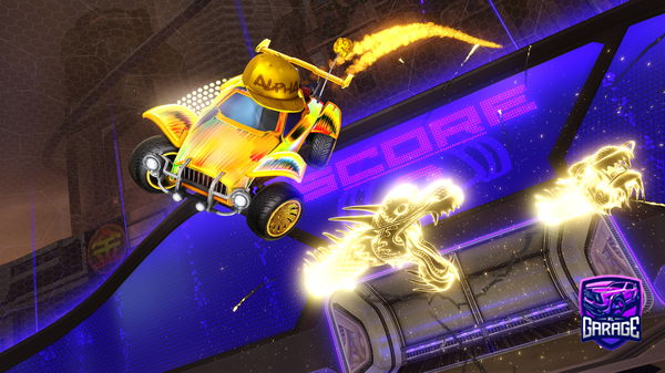 A Rocket League car design from Donpacho