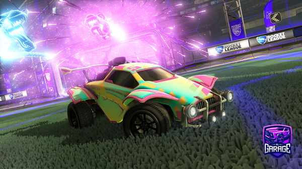 A Rocket League car design from TeleticaDeportes