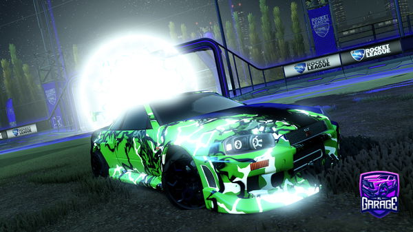 A Rocket League car design from To-fu