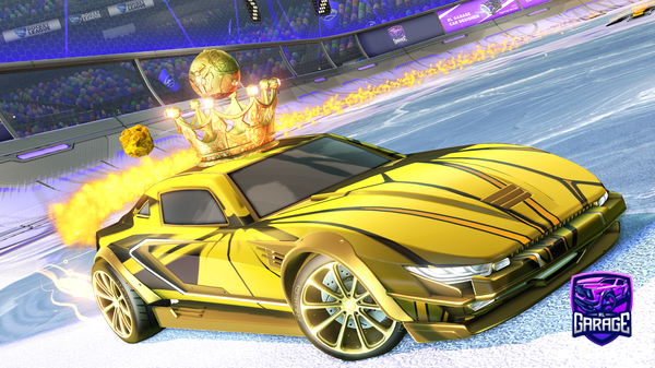 A Rocket League car design from BlueCandyGaming_X