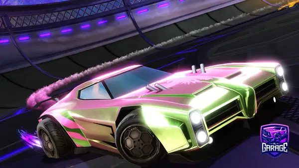 A Rocket League car design from Letsgo12