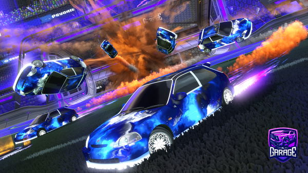 A Rocket League car design from mcfcjake