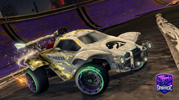 A Rocket League car design from H3av3nLee