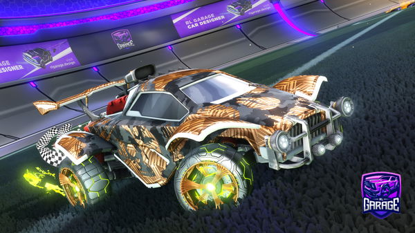 A Rocket League car design from pixl_