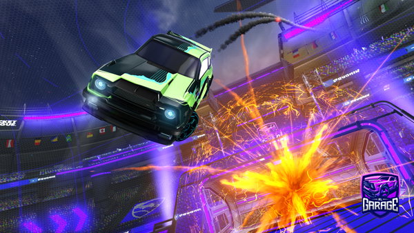 A Rocket League car design from TrevTheDev
