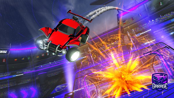 A Rocket League car design from TTV_xinvinity