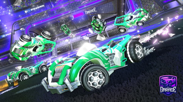 A Rocket League car design from din_mor123