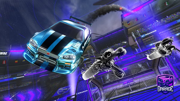 A Rocket League car design from bananengamingnl