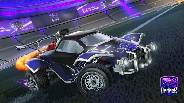 A Rocket League car design from pulse_Neno