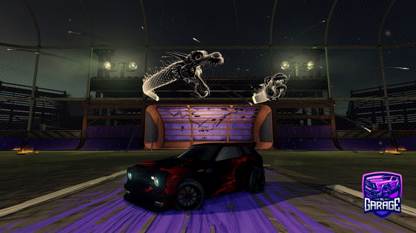 A Rocket League car design from DxrkPix3l