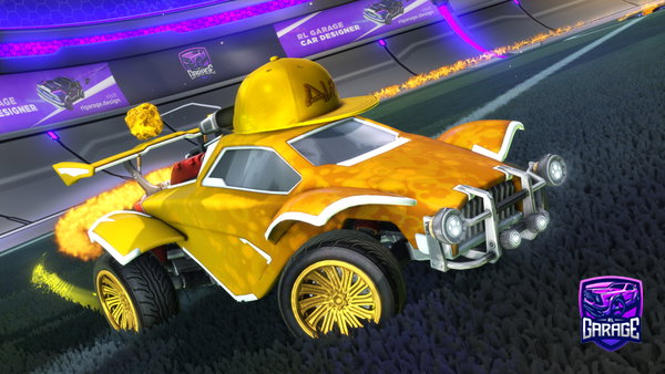 A Rocket League car design from RLdrako20000