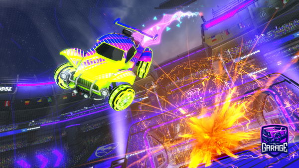 A Rocket League car design from Noobybony