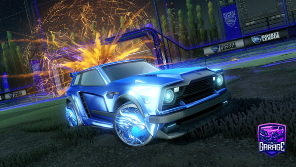 A Rocket League car design from ionics