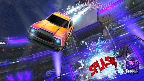 A Rocket League car design from BeeTY95