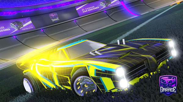 A Rocket League car design from RWJ