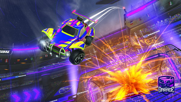 A Rocket League car design from BuckNuts36