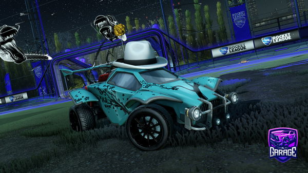 A Rocket League car design from Ashley_