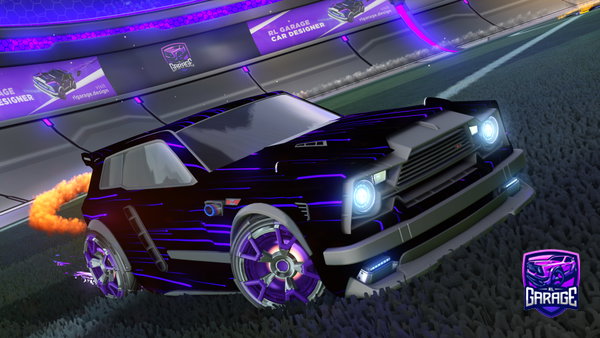 A Rocket League car design from nitroarvin