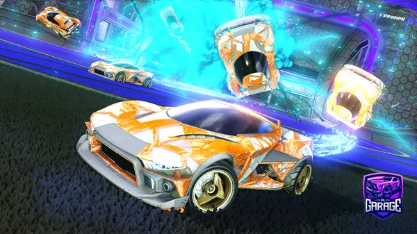 A Rocket League car design from TStriker07