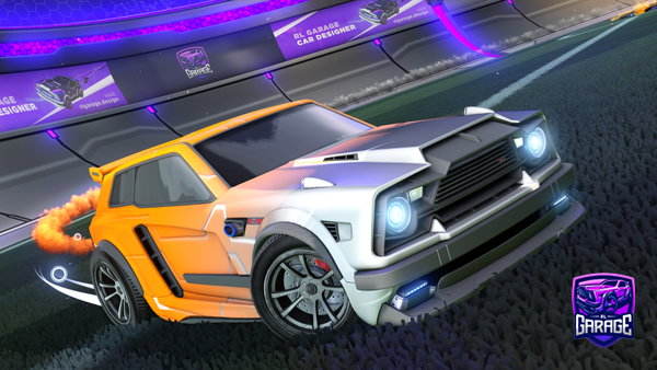 A Rocket League car design from bappleton
