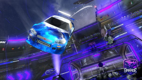 A Rocket League car design from yzFoxyzZ