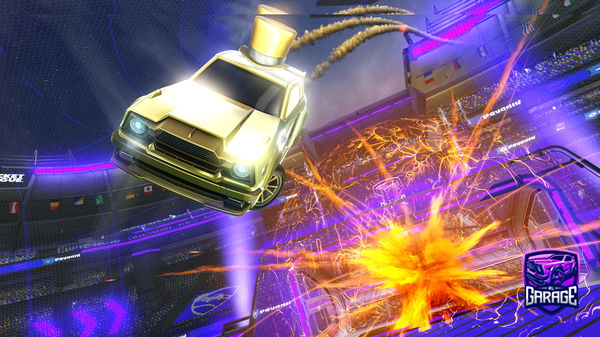 A Rocket League car design from Yavee2000