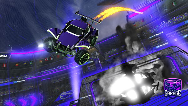 A Rocket League car design from Wesok