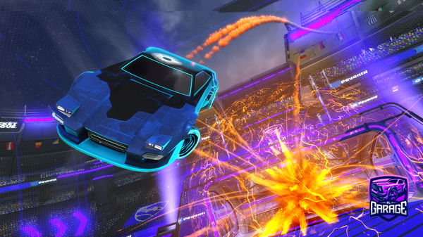 A Rocket League car design from Polikz