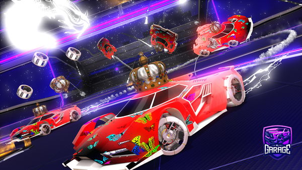 A Rocket League car design from Mylopro123