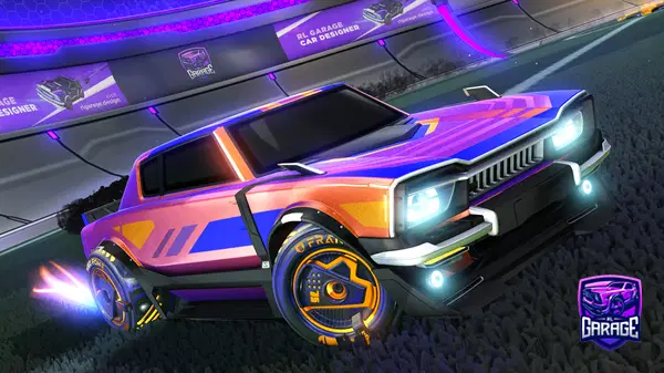 A Rocket League car design from Synxty