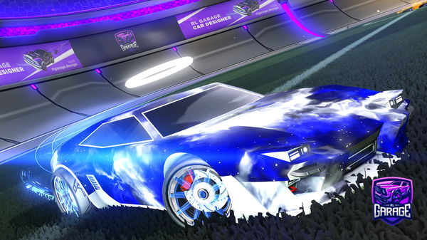 A Rocket League car design from Beepchi