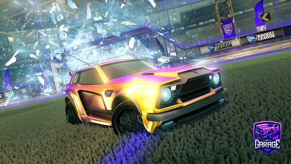 A Rocket League car design from 2July
