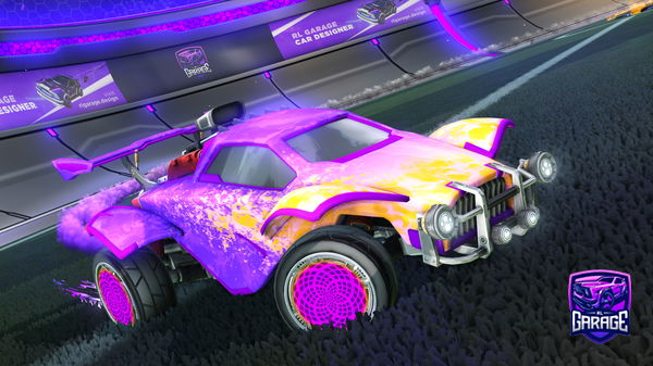 A Rocket League car design from PSN___CkrypticHP