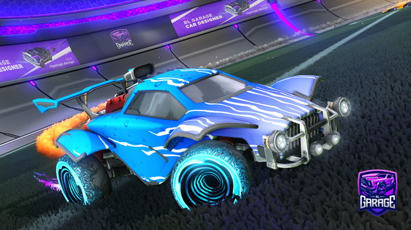 A Rocket League car design from Kingkaram693781