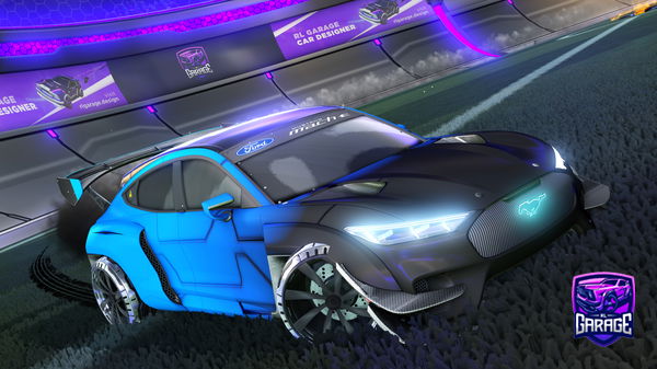 A Rocket League car design from qwerty67