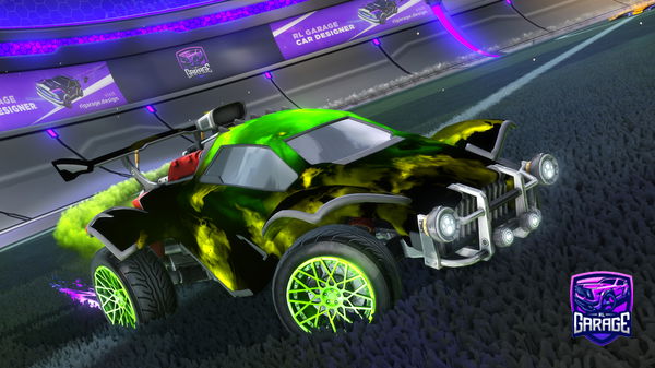 A Rocket League car design from Atlizzy