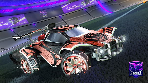 A Rocket League car design from -Goose-