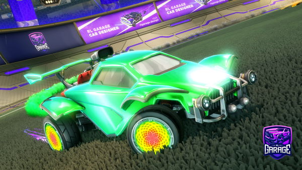 A Rocket League car design from Arks_