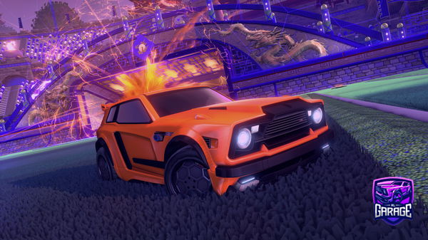 A Rocket League car design from DMSGaming