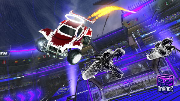 A Rocket League car design from Credits-work-for-me