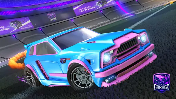 A Rocket League car design from foggy126