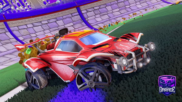 A Rocket League car design from Noxalymph