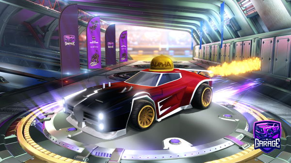 A Rocket League car design from Rkwlq